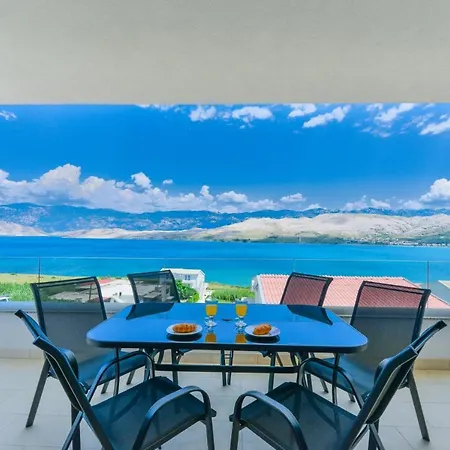 Apartment Crowonder Pag View With Amazing Scenery *