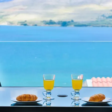 Crowonder Pag View With Amazing Scenery Apartment Pag Town