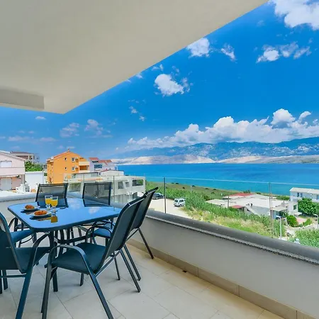 Crowonder Pag View With Amazing Scenery Apartment